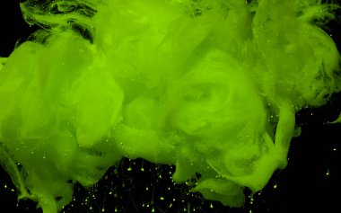 Yeşil soyut stil modern arka plan. Yeşil ve suluboya.