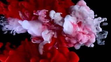 Avusturya bayrağı siyah arkaplanda renkli mürekkepten yapılmış. Soyut modern arka plan çok şık. Suda kırmızı ve beyaz suluboya mürekkep. Renklerin güçlü bir patlaması. Havalı trend ekran koruyucu.