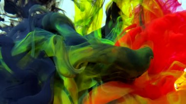 Renkli, güzel bir alan arkaplanı. Beyaz zemin üzerinde siyah, sarı ve kırmızı suluboya mürekkep. Soyut modern arka plan çok şık. Havalı trend ekran koruyucu.