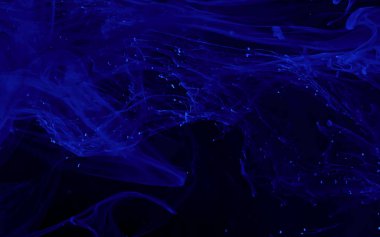 Colored space magic background. Digital strings matrix. Abstract