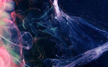  Space futuristic magic background. Digital strings matrix. Abst