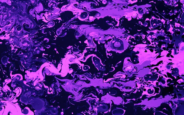 Blaue Violette Und Rosa Aquarellfarbe Ölwasser Cooler Trend Bildschirmschoner Abstrakter — Stockfoto