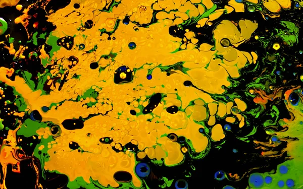Meerkleurige Aquarelinkt Oliewater Leuke Trending Screensaver Abstracte Trendachtergrond — Stockfoto