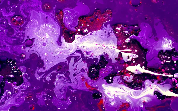 Violet Roze Witte Aquarelinkt Oliewater Leuke Trending Screensaver Abstracte Trendachtergrond — Stockfoto