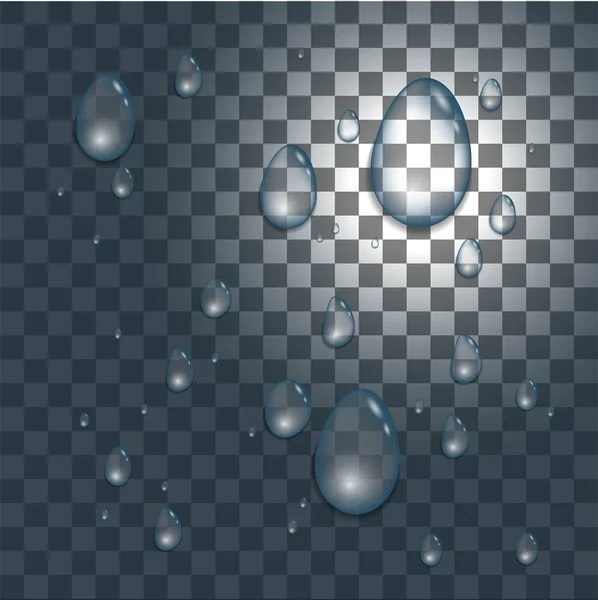 Gouttes d'eau vectorielles. — Image vectorielle