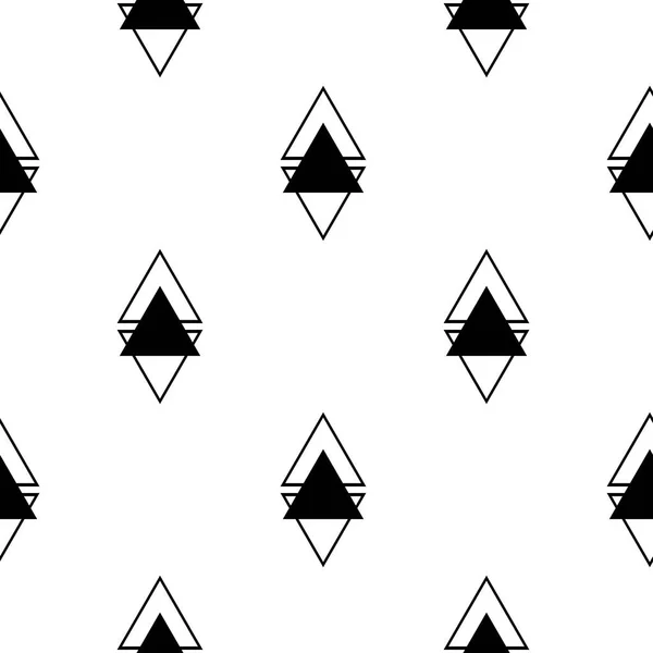 无缝三角斯堪的纳维亚模式。纺织背景。包装纹理 — 图库矢量图片