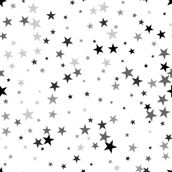 Patrón escandinavo sin costuras con estrellas — Vector de stock