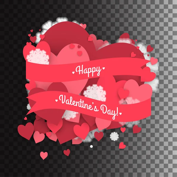 St. Valentine's Day background. — Stock Vector