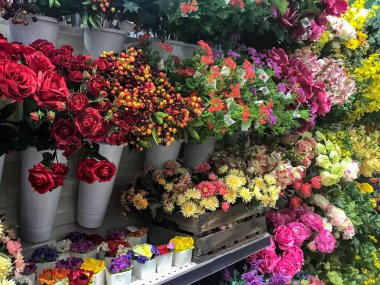 süpermarket çiçekleri