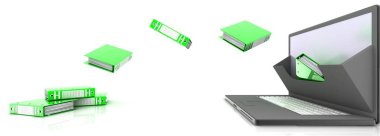 Arşiv) 3d Render illüstrasyon