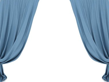 curtains.3D.3D Render illüstrasyon.