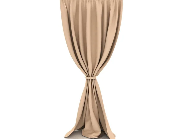 curtains.3D.3D Render illüstrasyon.