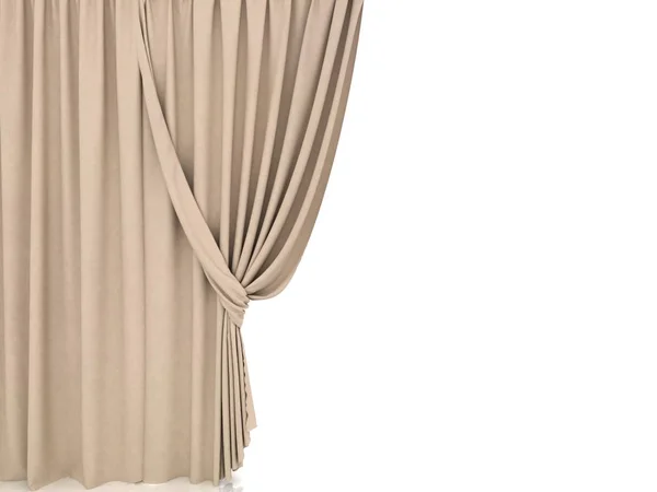 curtains.3D.3D Render illüstrasyon.