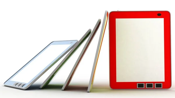 Computador Tablet Book Render — Fotografia de Stock