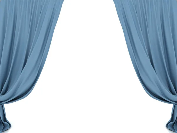 Curtains Illustrazione Del Rendering — Foto Stock