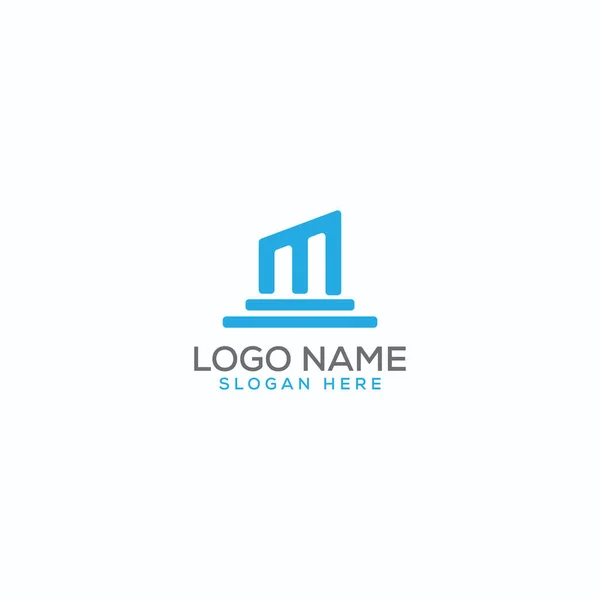 Latter Дизайн Логотипа Юридической Фирмы Использования Любых Целях — стоковый вектор