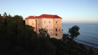 Hava aracı, Getty Villa, Malibu Pasifik Sahil Otobanı, Pasifik Okyanusu