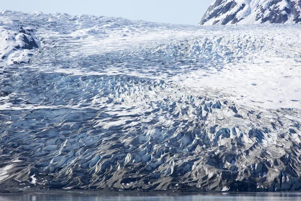 蓝色冰川模式 — 图库照片