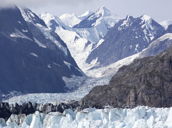 Aljašské ledovce krajina — Stock fotografie