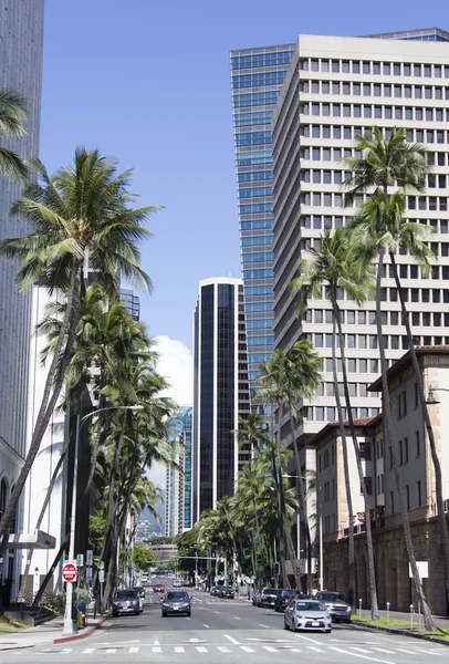 Honolulu Centrum Street — Stockfoto