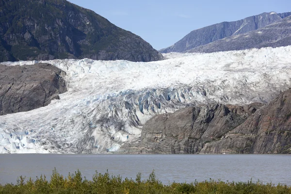 Ghiacciaio Mendenhall Close Up — Foto Stock