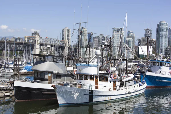 Vancouver şehir Marina — Stok fotoğraf