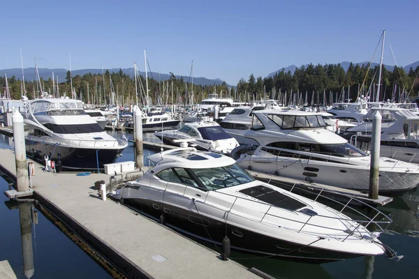Vancouver Marina Boats — Stock Photo, Image