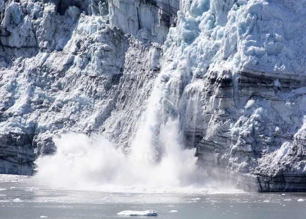 Caída de hielo en Alaska Imagen de stock