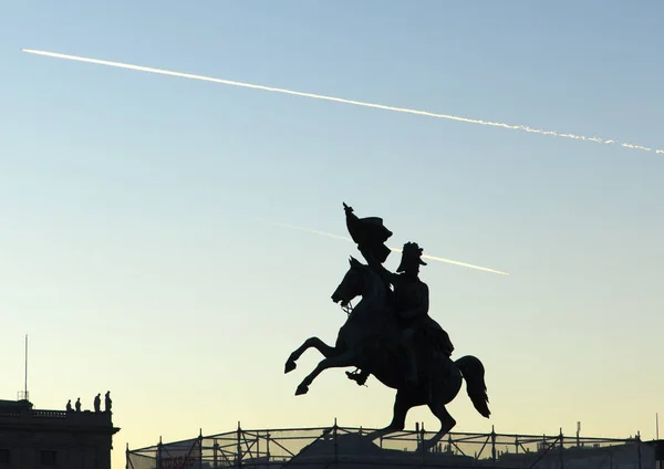 L'histoire de l'Autriche Silhouettes — Photo