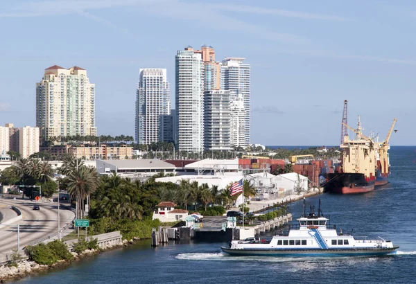 Miami Beach skyline — Stockfoto