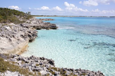 Karayip kayalık sahil şeridi