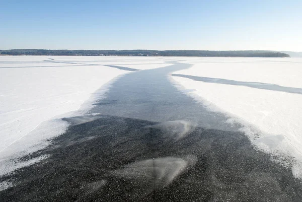 Ледяной путь — стоковое фото