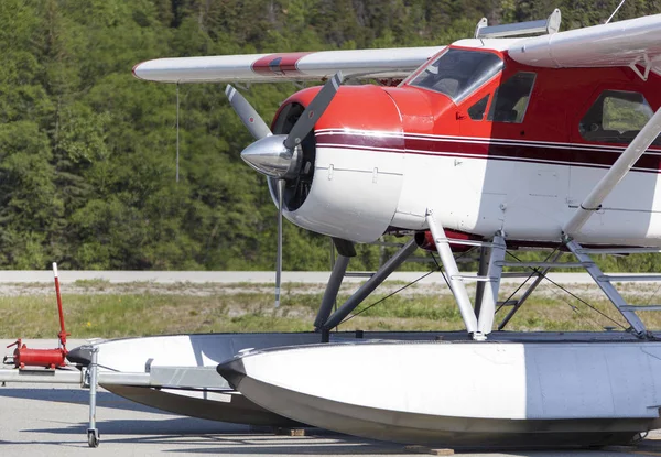 Skagway-Stadtflugzeug — Stockfoto