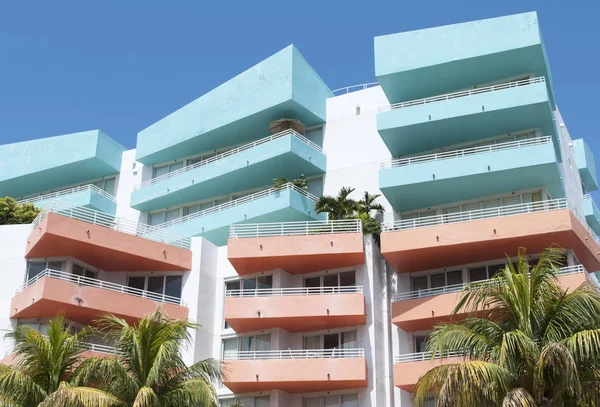 Arquitectura art deco de Miami beach — Stok fotoğraf
