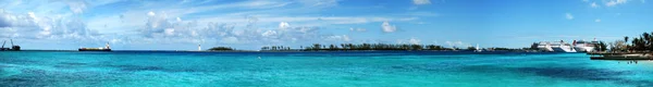 Hafenpanorama von Nassau — Stockfoto