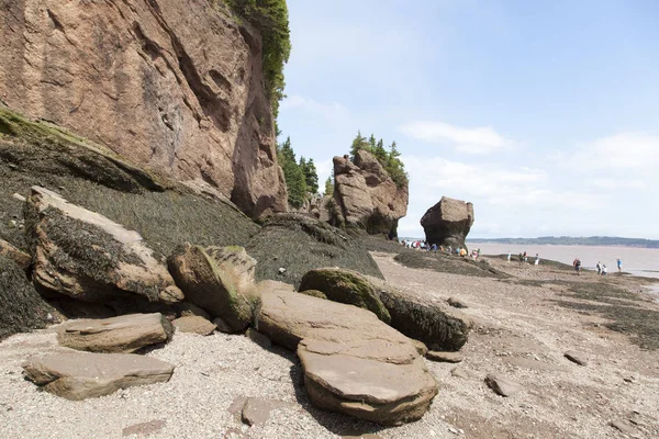 Praia de pedras de Hopewell — Fotografia de Stock