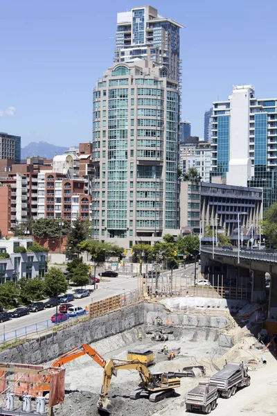 Budowa miasta Vancouver — Zdjęcie stockowe