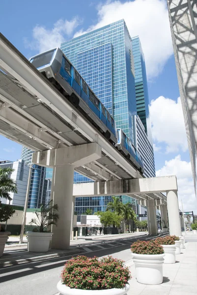 Miami Downtown Transporte — Fotografia de Stock