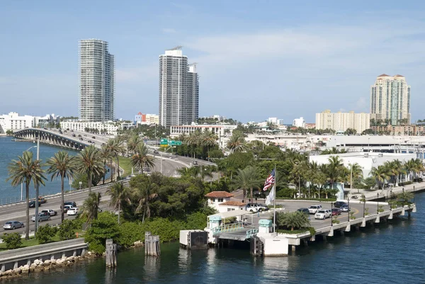 Weg naar Miami Beach — Stockfoto