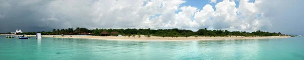 Cozumel plaża Panorama — Zdjęcie stockowe