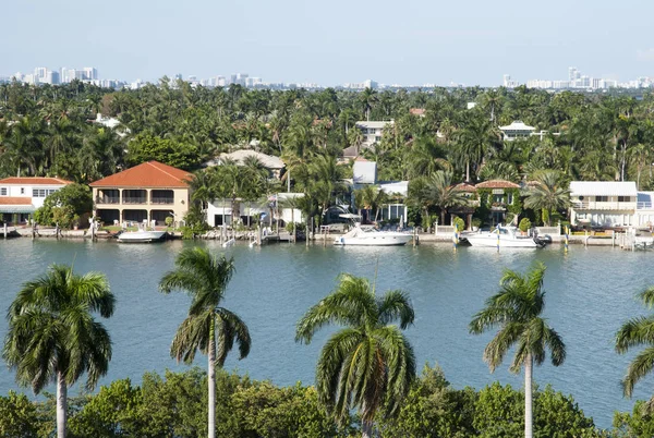 Miami residentiële eiland — Stockfoto