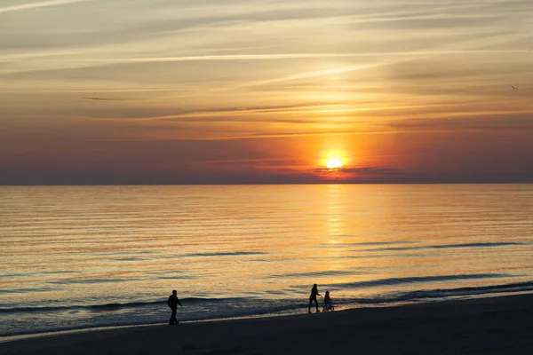 Sonnenuntergang an der Ostsee — Stockfoto