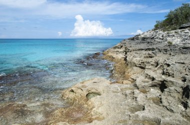 Karayipler ada kıyı şeridi