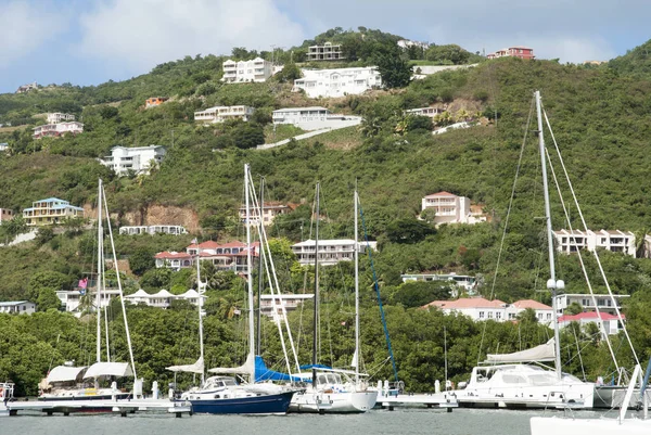 Tortola Island Yachts — Stockfoto