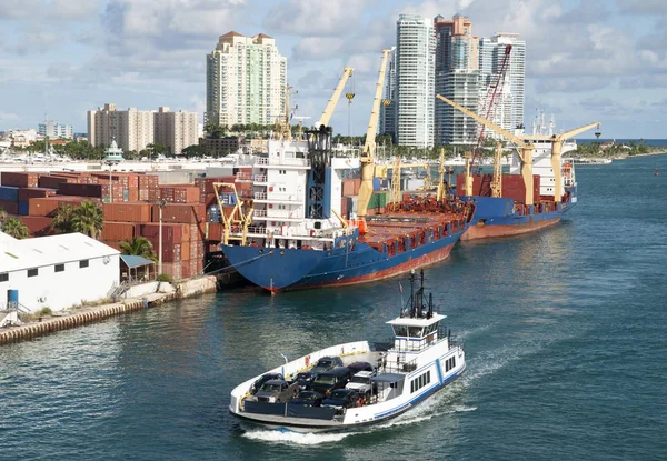 Puerto de Miami Ferry — Foto de Stock