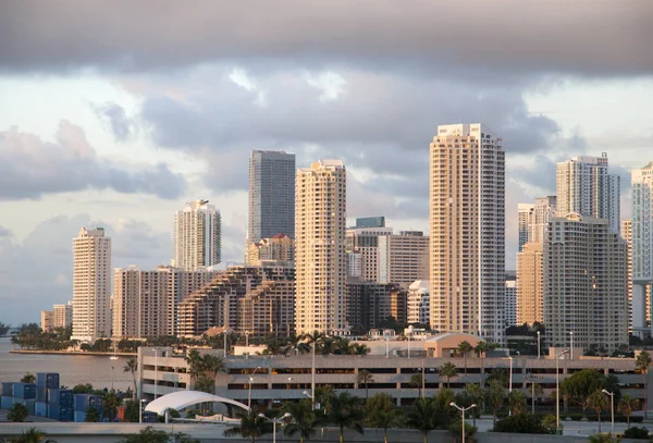 Miami nublado mañana — Foto de Stock