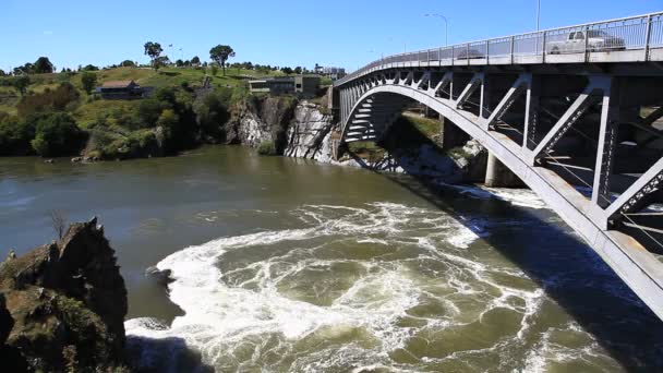 Fiume di inversione del flusso — Video Stock