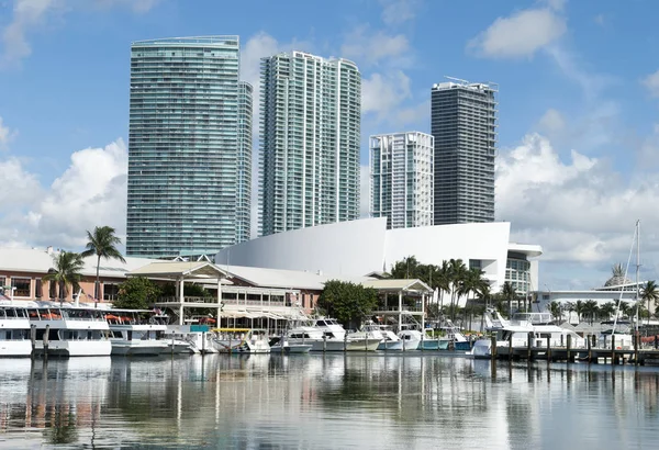 Miami Downtown Marina — Foto Stock