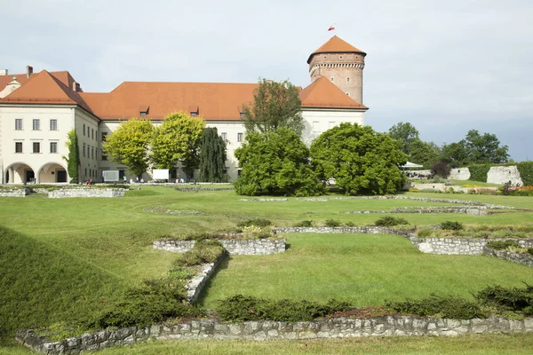 Zabytkowy zamek w Krakowie — Zdjęcie stockowe
