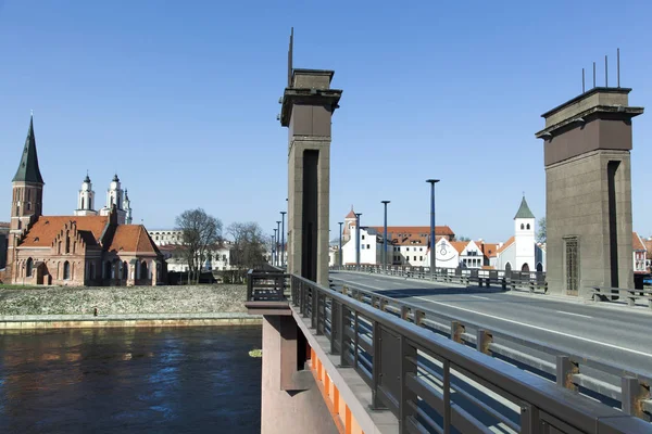 Puente de la Ciudad Vieja Kaunas — Foto de Stock